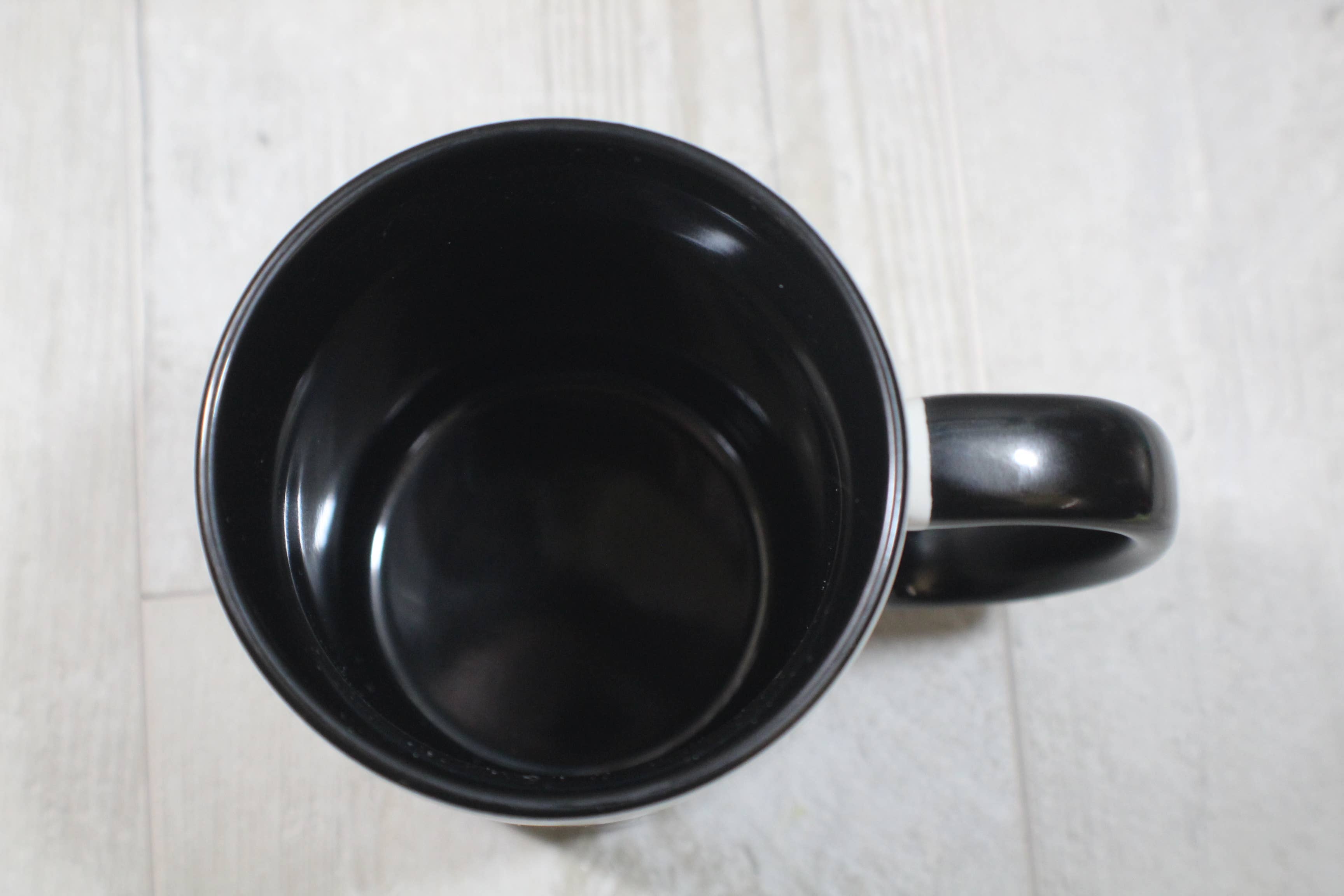 Retro Gaming Pacman, Space Invaders // 15 Oz. Ceramic Mug: Black Handle