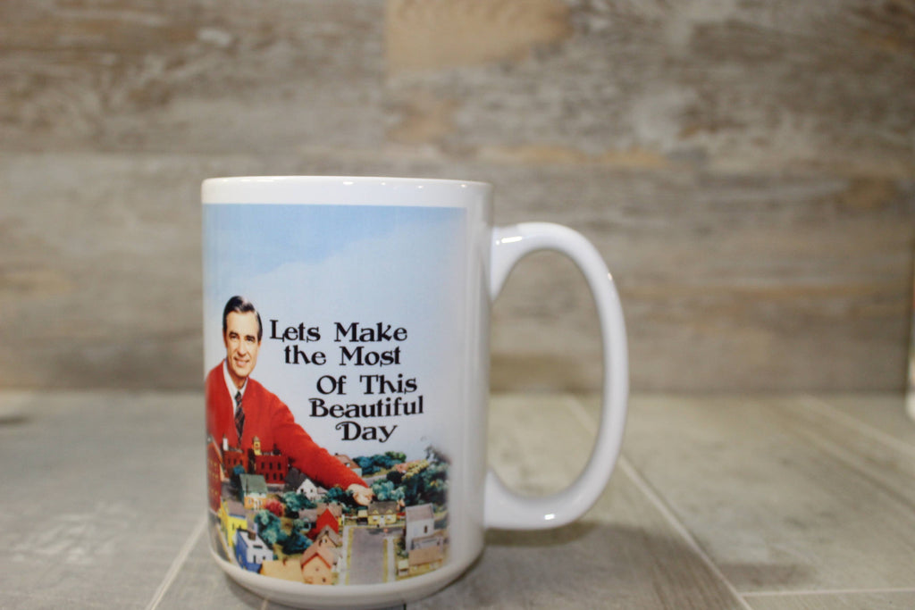 Mr. Rogers Beautiful Day // 15 Oz. Ceramic Mug