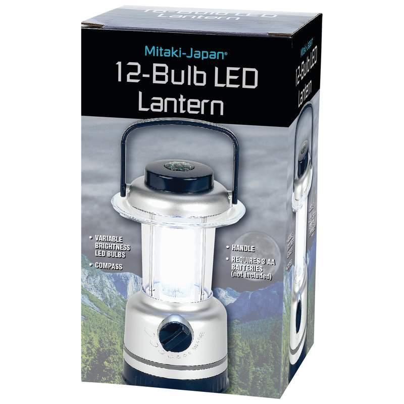 12 led dimable lantern