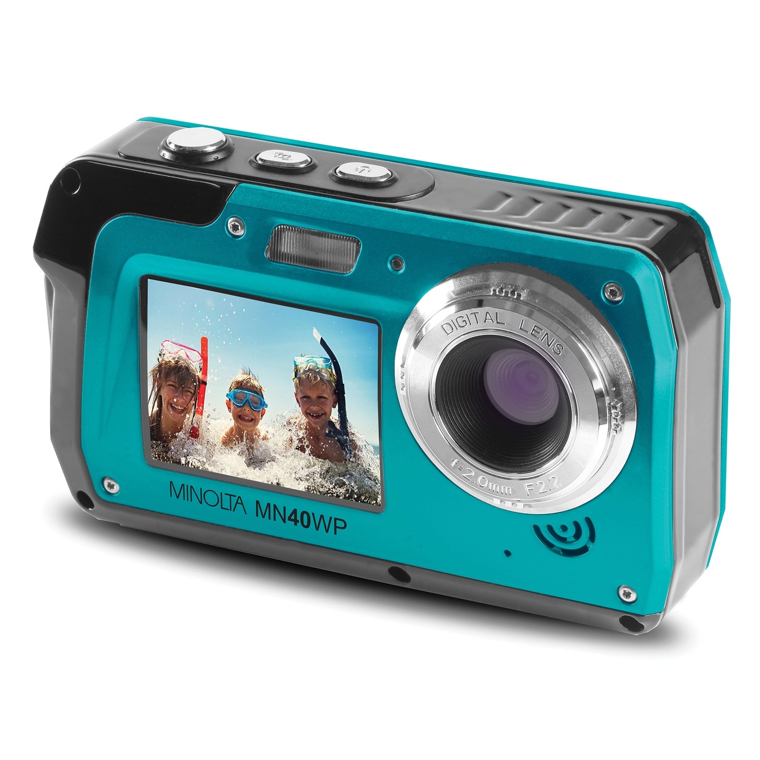 Minolta MN40WP-BL 48.0-Megapixel Waterproof Digital Camera (Blue)