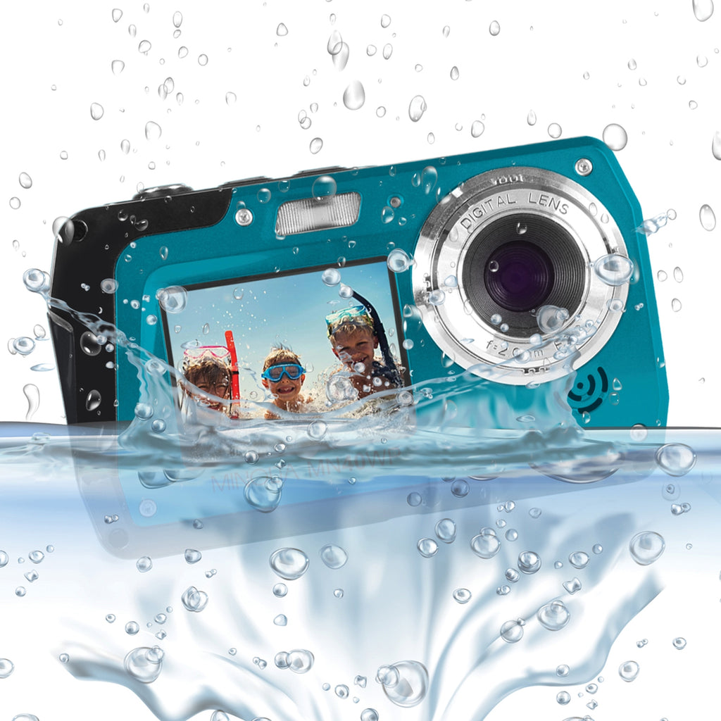 Minolta MN40WP-BL 48.0-Megapixel Waterproof Digital Camera (Blue)