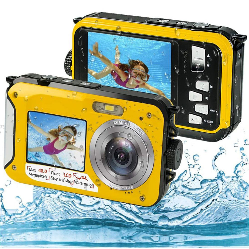 2.7 Inch Action Camera 1080P 60fps 24mp Waterproof Shockproof Recording Sport Digital Cameras Yellow