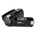 1080p Full HD 16MP DV Camcorder Digital Video Camera 270-degree Rotation Screen 16x Night Digital Zoom Black US Plug