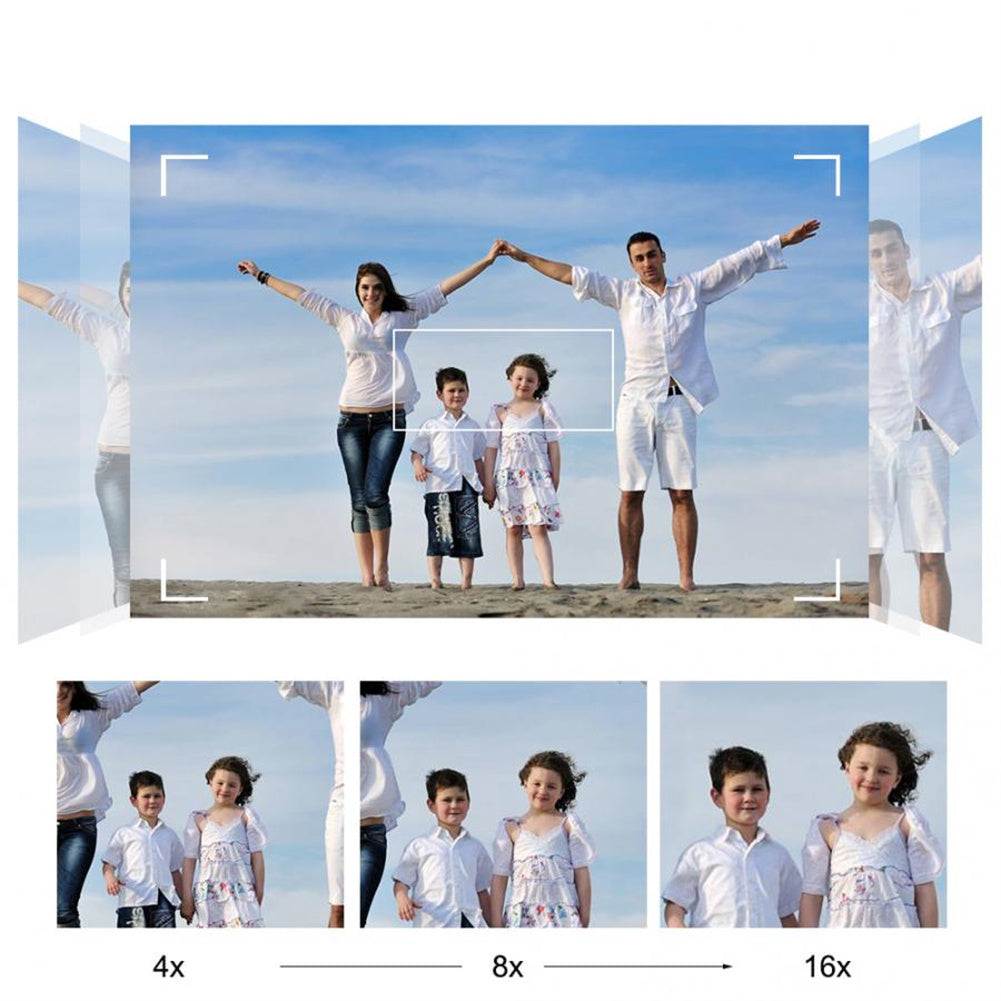 1080p Full HD 16MP DV Camcorder Digital Video Camera 270-degree Rotation Screen 16x Night Digital Zoom Black US Plug