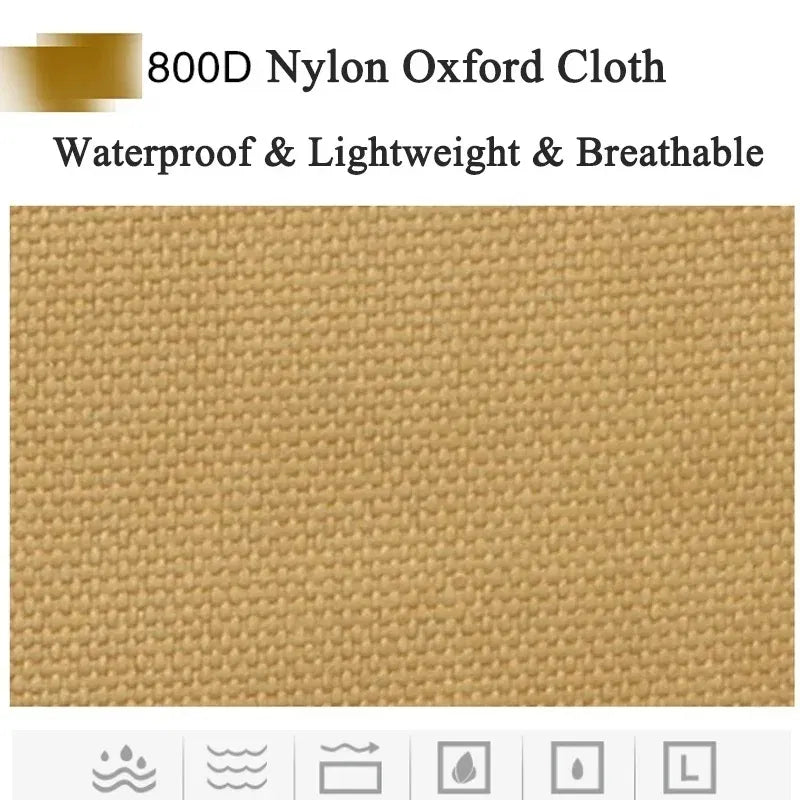 Color: Brown - Men's Tactical Casual Fanny Waterproof Pouch Waist Bag Packs Outdoor Military Bag