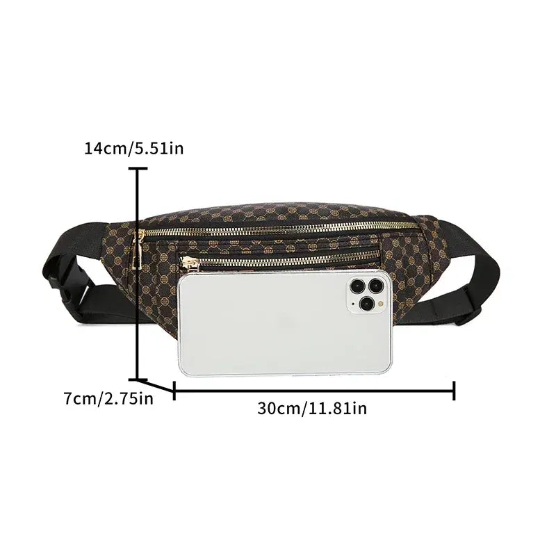 Color: Blue - VC Men's Fanny Pack Lightweight Sports Cycling Waist Bag Classics Small Shoulder Bags for Man Belt Pouch Phone Chest Bags Male