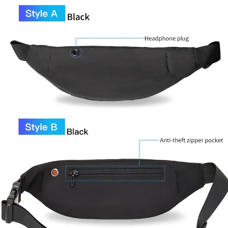 Color: NUDE - Heroic Knight High Quality Waist Pack Man Casual Outdoor Travel Cross Shoulder Bag Fashion Sport Chest Bag Waterproof fanny Pack