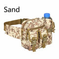 Color: Brown - Men's Tactical Casual Fanny Waterproof Pouch Waist Bag Packs Outdoor Military Bag