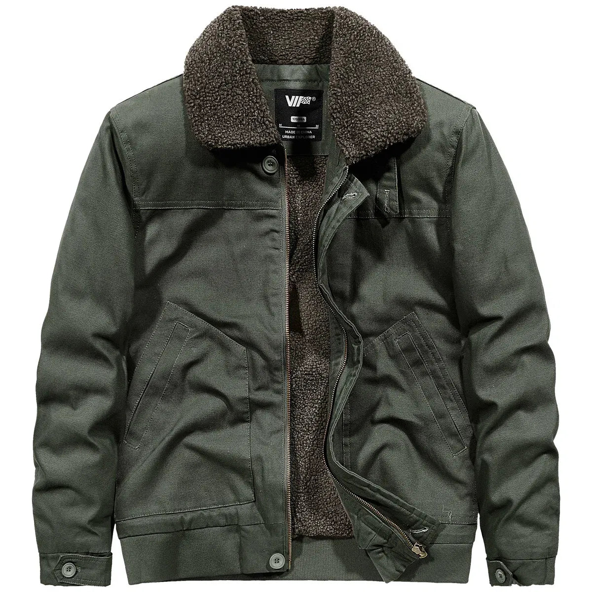 Color: Khaki, Size: 4XL - Men's Cold Jackets Knitted Coat Winter Coats Bomber Mens Sweat-shirt Designer Clothes Down Light Style Clothing Hooded Cardigans