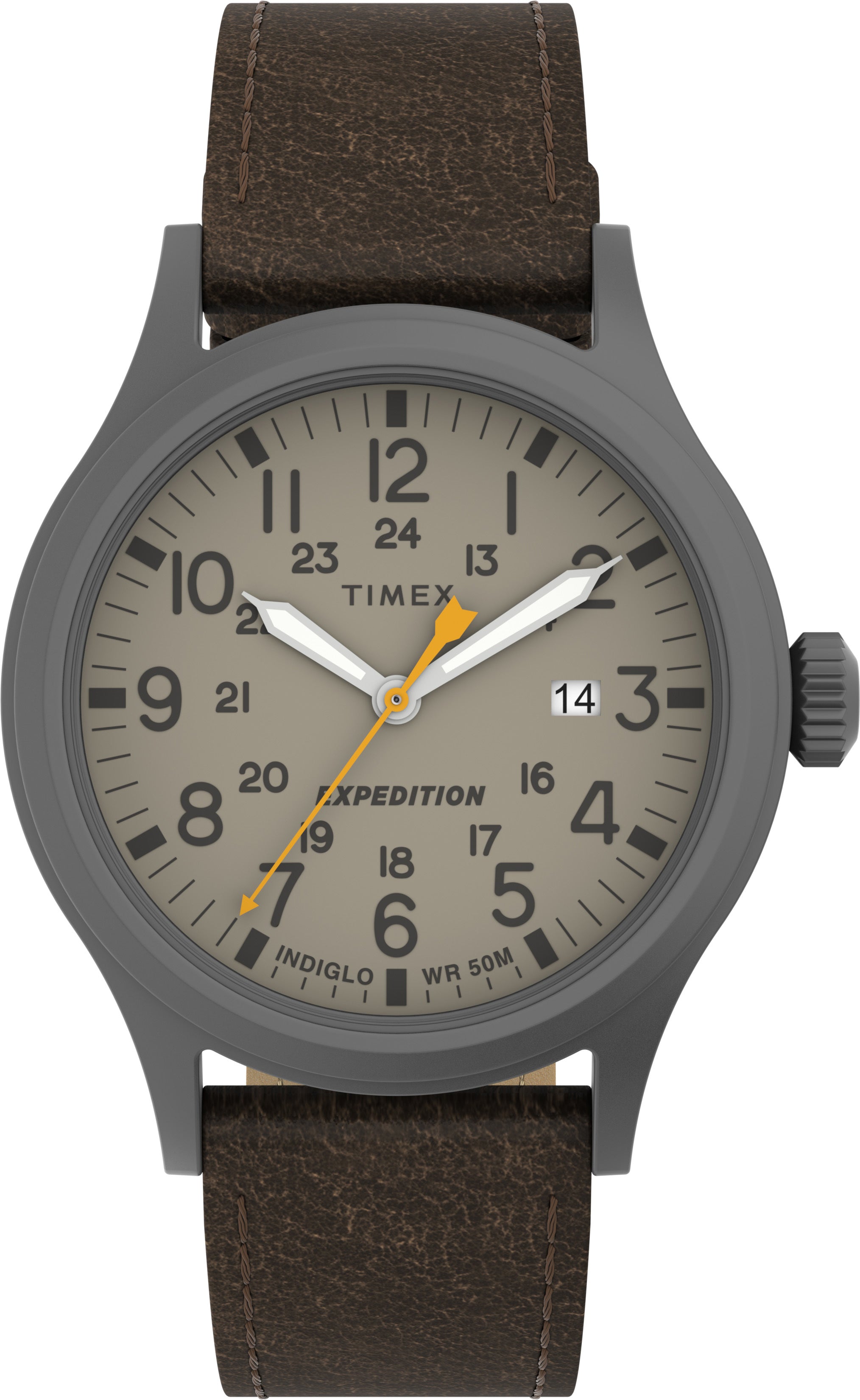 Timex Men's Expedition Quartz Sport Watch with Leather Strap